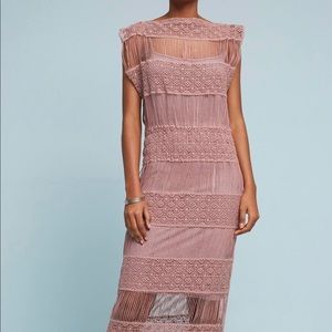 Anthropology Amelia crocheted Dress size Medium